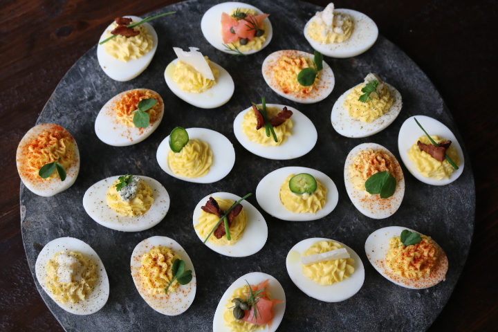 Not Your Mama's Deviled Eggs | A Party With Us